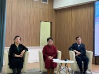 С участием библиотекарей школ и колледжей города Алматы проведен городской семинар на тему: «Новая Конституция – прочный фундамент справедливого Казахстана». () Изображение №3